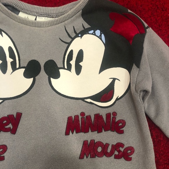 Zara Toddler Minnie Sweatshirt 3/4T - Picture 2 of 9